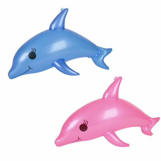 24"inch Dolphin Inflatable Toys - Assorted Colors
