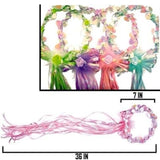 Wholesale Deluxe Kids Halos with Streamers Sparkling Princess Accessories (Sold by the dozen)