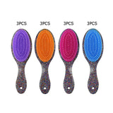 Confetti Mirror Hair Brushes -  Brushes for Styling and Detangling MOQ-12 pcs