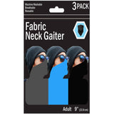 Pack Solid Neck Gaiter - Multi-Functional and Stylish Protection in Assorted Colors MOQ- 30 pcs