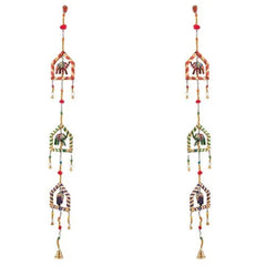 Jhopdi Mor Line Door Hanging - Traditional Indian Decor for Your Home MOQ - 12 pcs
