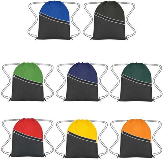 Non-Woven Two-Tone Sports Pack In Bulk- Assorted