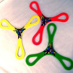 Wholesale Colorful Triangle Boomerang - Fun and Exciting Flying Toy (Sold by the dozen)