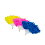 Wholesale Large 8-Inch Fluffy Feather Hand Fans Elegant and Functional (Sold by the piece or  dozen)