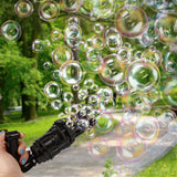 Wholesale Fun Bubble Gun 7.7" Handheld Bubble Gun Toy ( sold by the piece)