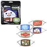 Christmas Holiday Children Face Mask- Assorted