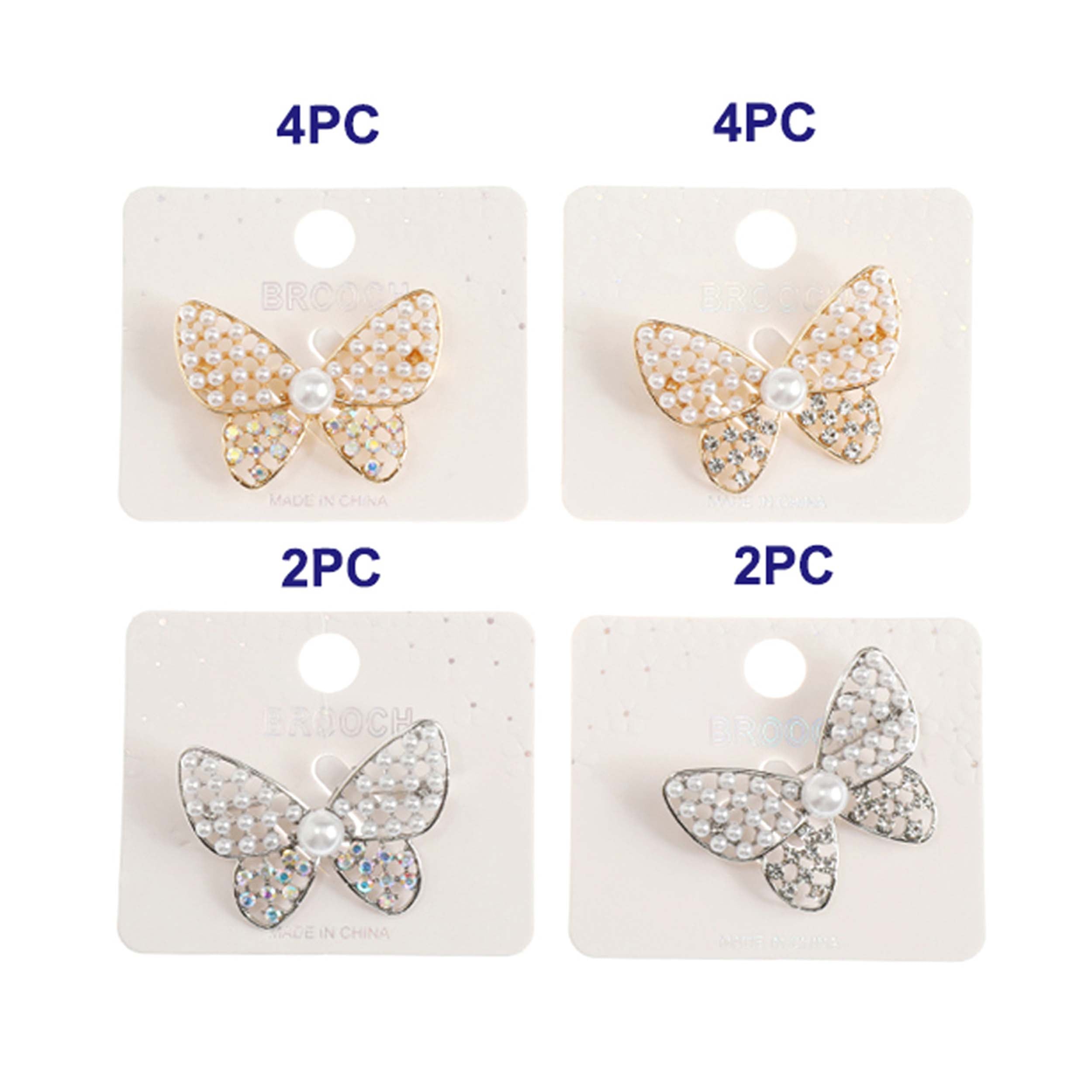 Wholesale Butterfly Pin Assortment by the Dozen