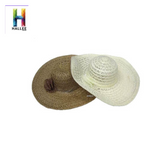 Wholesale Women's Wide Brim Design Ribbon Assorted Beach Hats (MOQ-6)