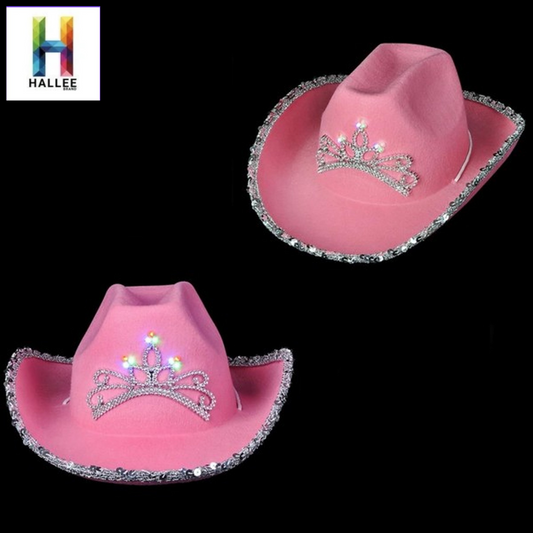 Youth Blanking Cowgirl Hat with Tiara In Bulk