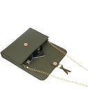 Latest Green Cross Body Sling Bag for College Girls Stylish and Functional Pu Leather Sling Bag for Women