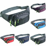 Multifunctional Solid Unisex Waist Backpack - Assorted