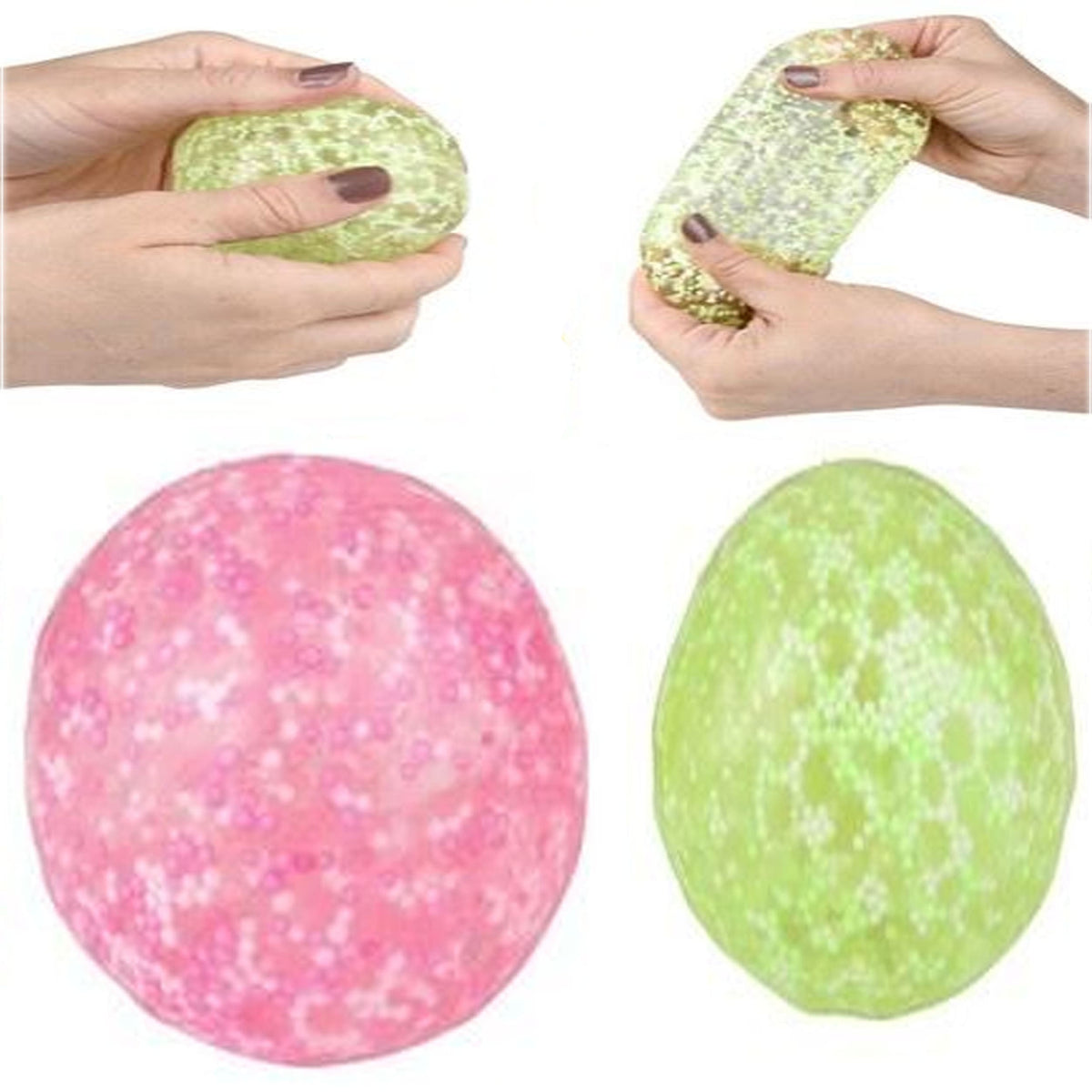 Squish Sticky Beaded Ball For Kids In Bulk- Assorted