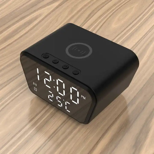 Wireless Alarm & Phone Charging Smart Clock - Assorted