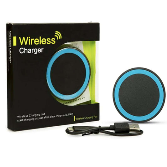 Wholesale Wireless Charging Pad with USB Port & Cable for iOS and Android Assorted Colors (Sold in Pcs & Dozen)
