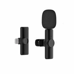 Wireless Microphone & Lapel Mic For Video Recording- For Iphone & Type- C