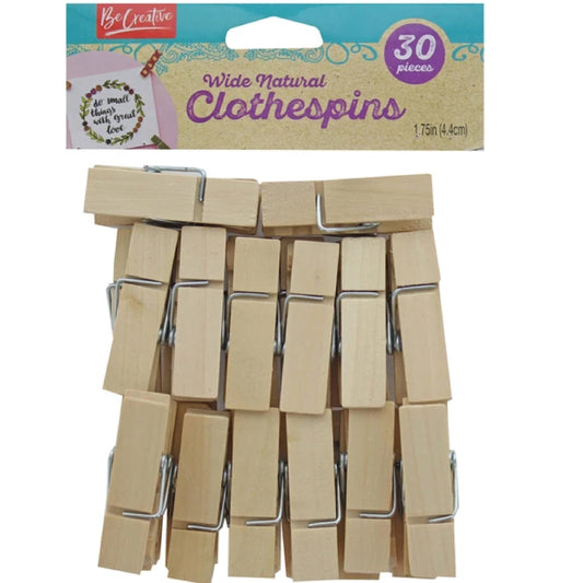 Wooden Clips with Rope for Multipurpose Hanging - Ideal for Photos and Clothing