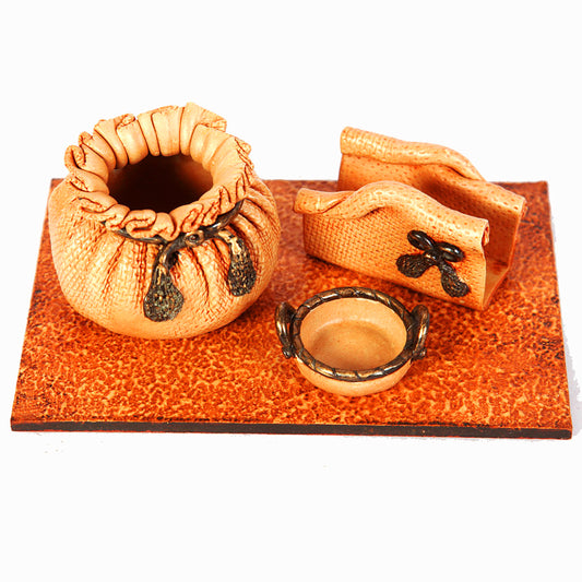 Wholesale Wooden Handicrafts Office Table Set For Perfect Gifts (MOQ-10)