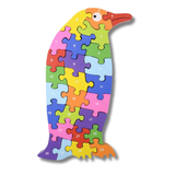 Wooden Penguin Letter Puzzle Kids Toy In Bulk