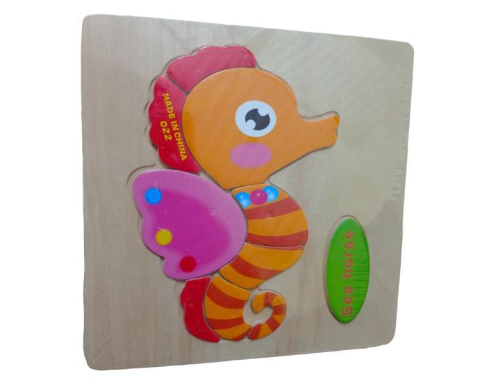Animals Wooden Puzzle Educational Toys for Baby, Child Early Education, 1-3 Years' Toy