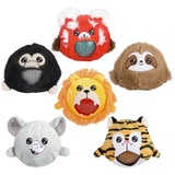 Zoo Animal Squeezy Bead Plush Kids Toy In Bulk- Assorted