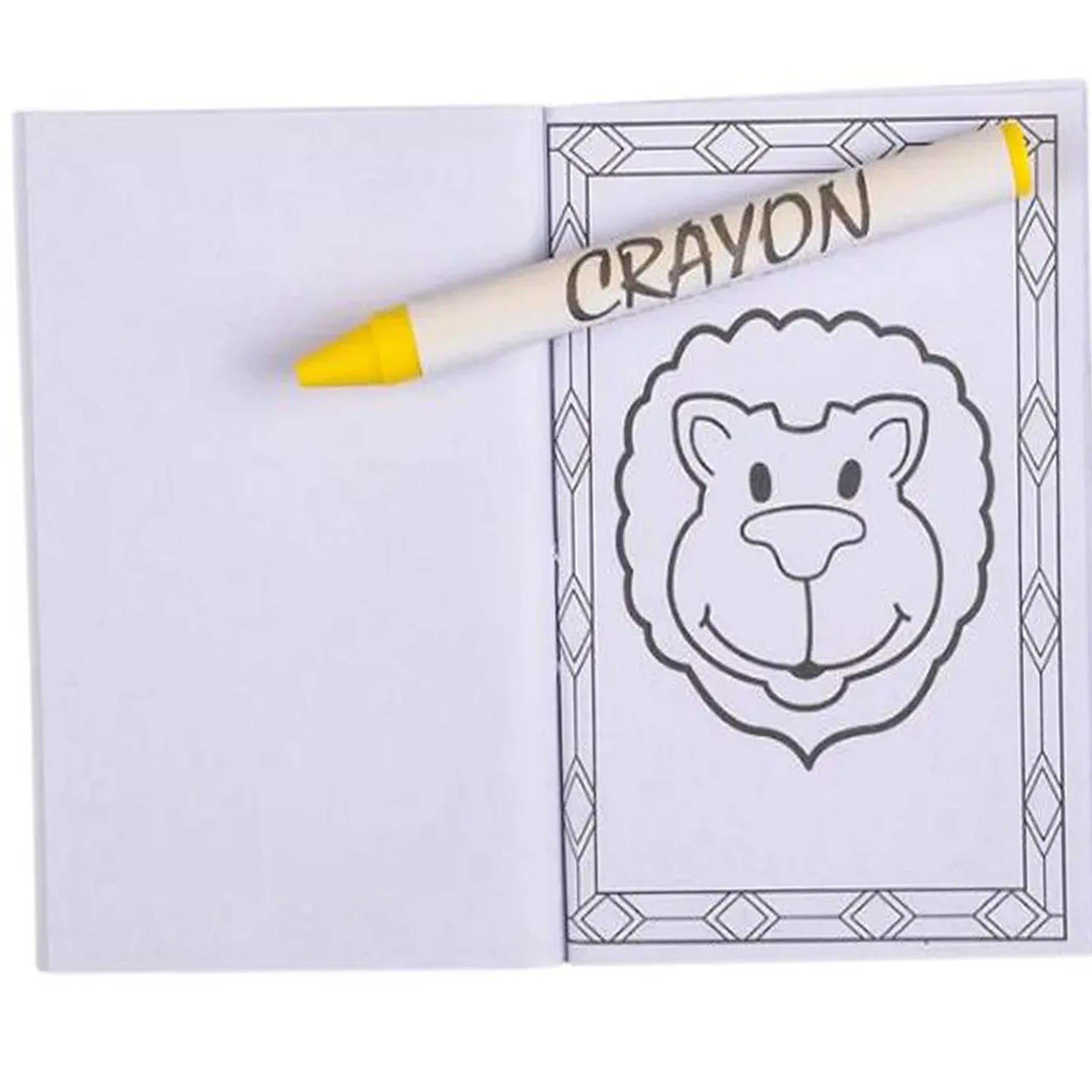 CRAYON & COLORING BOOK SET