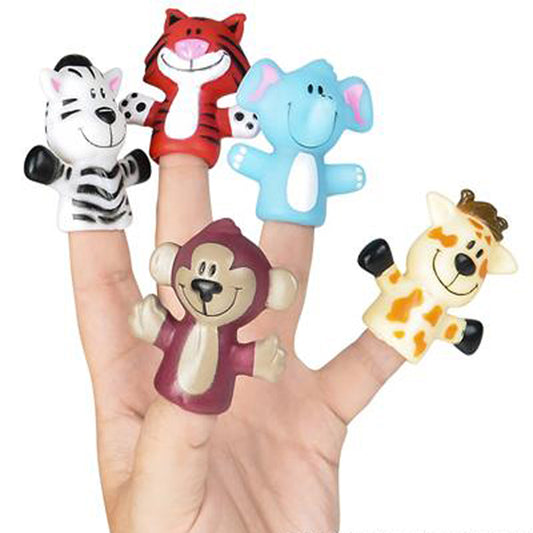 Zoo Animal Finger Puppet Toy - Assorted