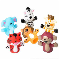 Zoo Animal Finger Puppet Toys In Bulk- Assorted