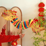 1707BA Labor Day Props Dragon Dance Decal Decoration Lantern Kids Handheld Photography Kindergarten Atmosphere Decoration Gift