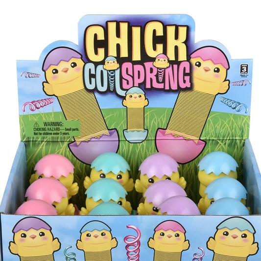 Chick Fidget Spring 4.7"{Sold By DZ= $27.00}