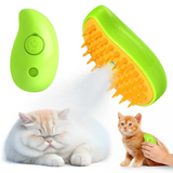 2307GP 3 in 1 Dog Steamer Brush Electric Spray Cat Hair Brush Comb Massage Pet Grooming Remove Tangles and Loose Hair Supplies Steamy