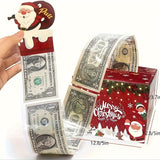 1PCS Christmas Cash Drawer Box, Bringing Surprise And Happiness, Themed Party Decoration Gift Box For Family And Friends