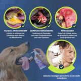 Tooth cleaning spray for dogs and cats.