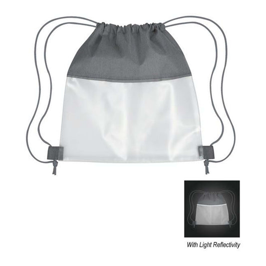 Reflective Drawstring Bag In Bulk- Assorted