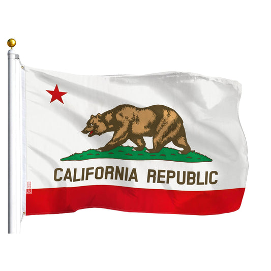 Wholesale USA California 3' X 5' State Flag (Sold by - 6 piece)