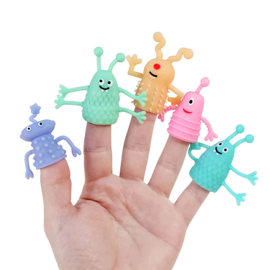 Wholesale Alien Finger Puppets Assortment 2"  (Pack Of 100Pcs)