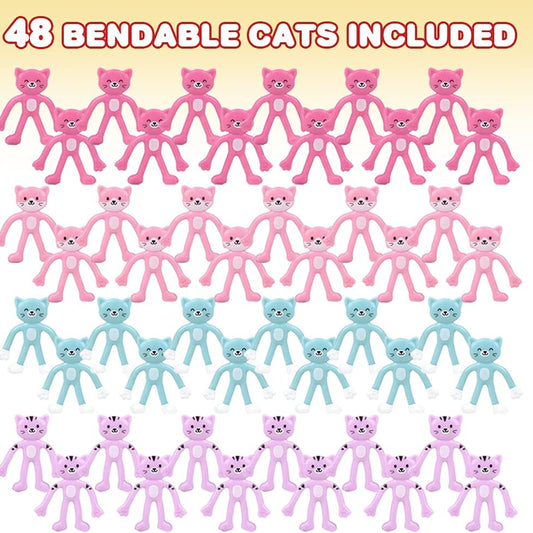 Mini Bendable Cat - Assorted