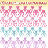 Mini Bendable Cat Toys For Kids In Bulk