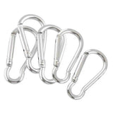 Bulk 4-Inch Aluminum Snap Hook - Silver