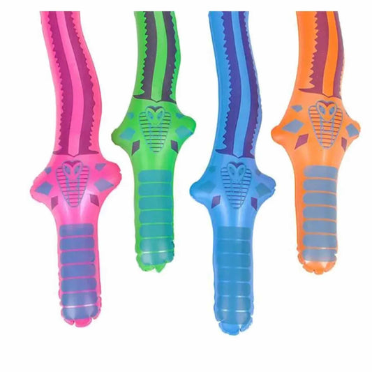 27"inch Snake Shaped Inflatable Sword Toys - Assorted