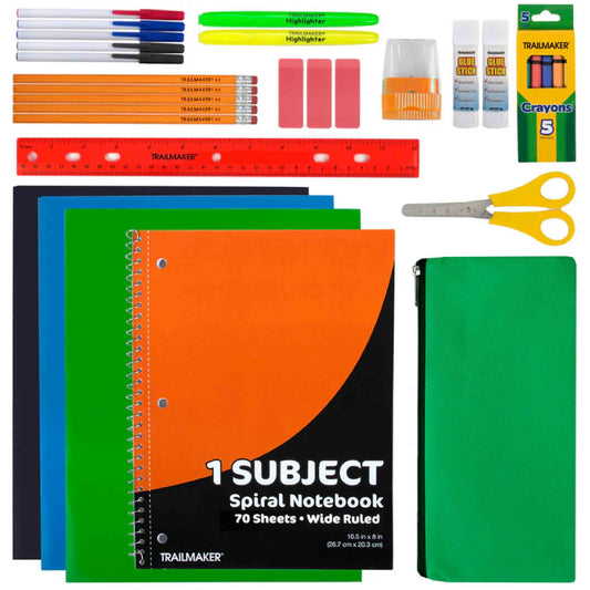 Wholesale School Supply Kit Set 30 PCS For Girls & Boys