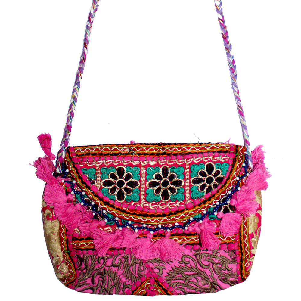 New Beautiful & Stylish Embroidery Work Trendy Small Clutch Bag For Ladies
