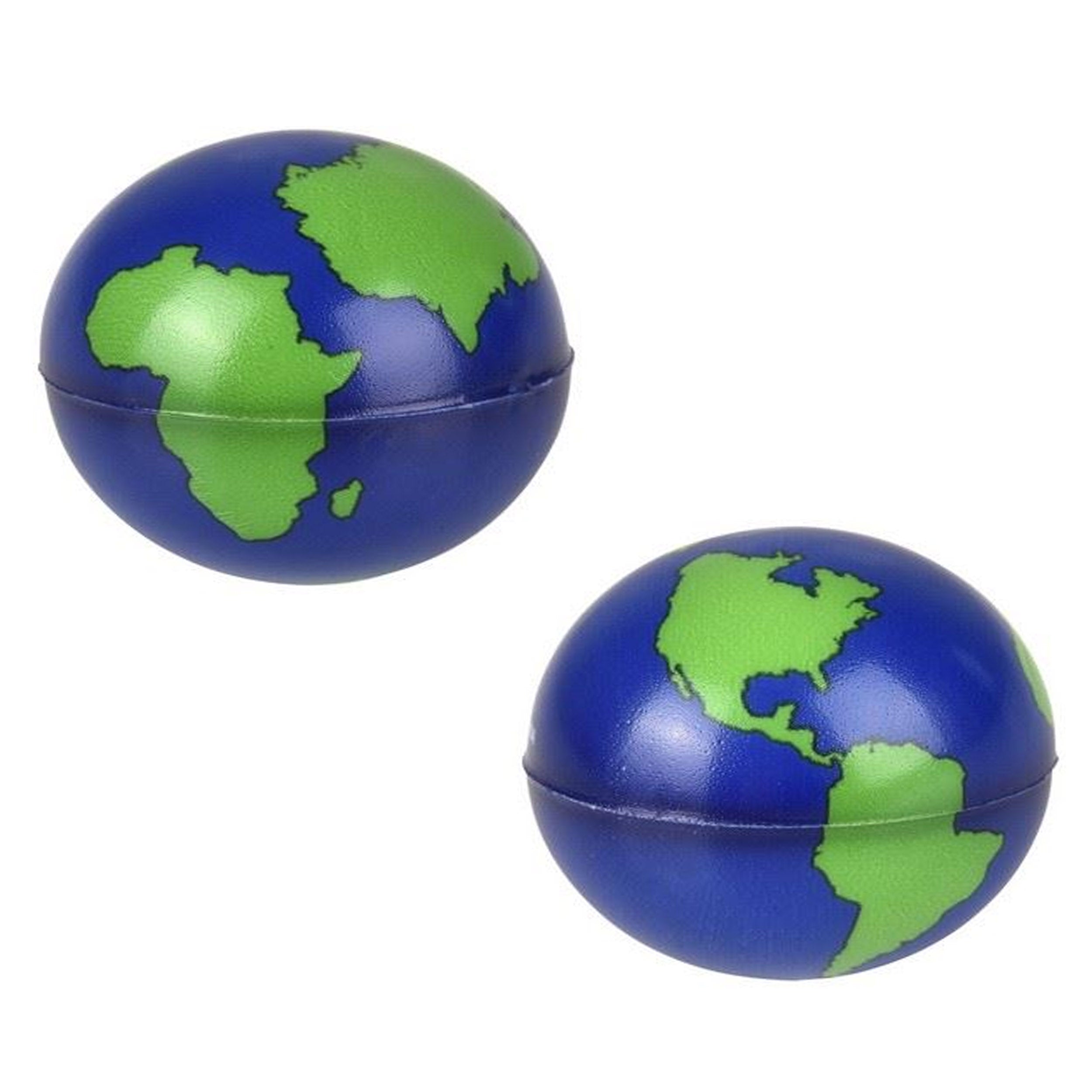 Wholesale Bouncy Earth Squeeze Ball: Spongy Stress Relief Toy with a Fun Twist Assorted Colors (MOQ-12)