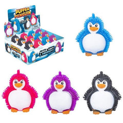Super Squeezy Puffer Penguin- Assorted Colors (MOQ-12)