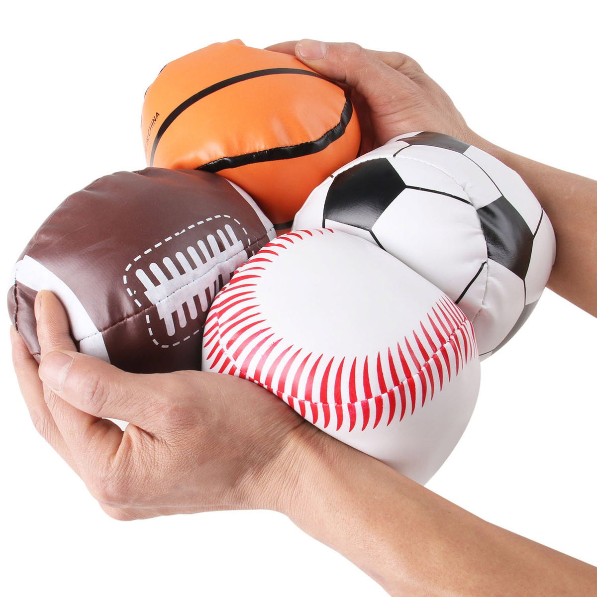 Soft Stuffed Sports Ball For Kids In Bulk- Assorted