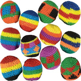 Kickball Cotton Kick Hacky Sacks kids Toy In Bulk- Assorted