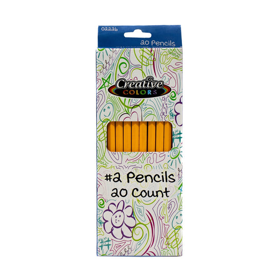 10 Pack of Unsharpened No.2 Pencils - Bulk School Supplies Wholesale C