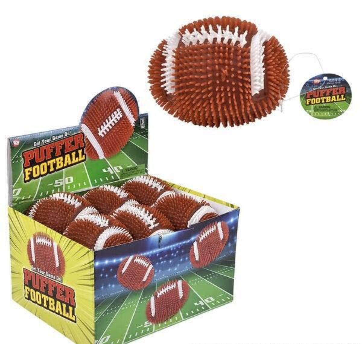 Buy 5" PUFFER FOOTBALL in Bulk