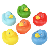 Buy SOLID COLOR RUBBER DUCKIES in Bulk