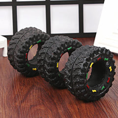 Keep Your Dog Active and Engaged with Tyre Shape Sound Dog Toy Chew Grinding Teeth