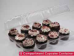 12CT HINGED CUPCAKE CONTAINER 150